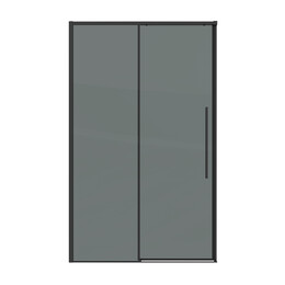 Душевая дверь Grossman  Galaxy 120 см 100.K33.01.120.21.10, чёрный/тонированное фото 