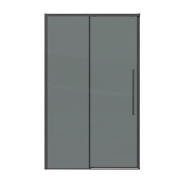 Душевая дверь Grossman  Galaxy 100 см 100.K33.01.100.42.10, оружейная сталь/тонированное фото 