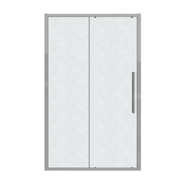 Душевая дверь Grossman  Cosmo 130 см 100.K33.02.130.10.02, хром/шиншилла фото 