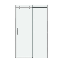 Душевая дверь Grossman  Classic 120 см 100.K33.04.120.10.00 (стекло 8 мм) хром/прозрачное фото 