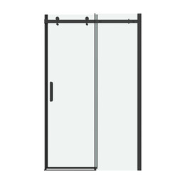 Душевая дверь Grossman  Classic 100 см 100.K33.04.100.21.00 (стекло 8 мм) чёрный/прозрачное фото 