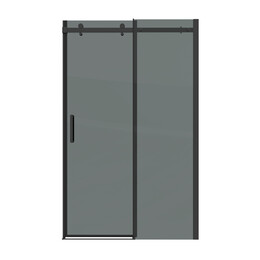 Душевая дверь Grossman  Classic 160 см 100.K33.04.160.21.10 (стекло 8 мм) чёрный/тонированное фото 