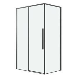 Душевое ограждение Grossman Galaxy 120х100 см 120.K33.01.1210.21.00, чёрный/прозрачное фото 