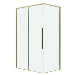 Душевое ограждение Grossman Galaxy 100х100 см 120.K33.01.1010.32.00, золото/прозрачное фото 
