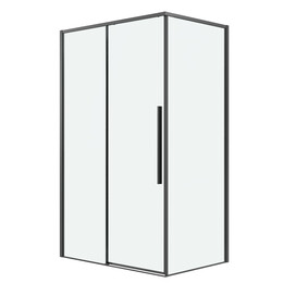 Душевое ограждение Grossman Galaxy 110х80 см 120.K33.01.1180.42.00, оружейная сталь/прозрачное фото 