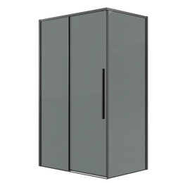 Душевое ограждение Grossman Galaxy 140х100 см 120.K33.01.1410.42.10, оружейная сталь/тонированное фото 