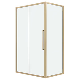 Душевое ограждение Grossman Cosmo 110х100 см 120.K33.02.1110.32.00, золото/прозрачное фото 