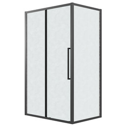Душевое ограждение Grossman Cosmo 120х80 см 120.K33.02.1280.21.02, чёрный/шиншилла фото 