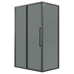 Душевое ограждение Grossman Cosmo 120х80 см 120.K33.02.1280.21.10, чёрный/тонированное фото 