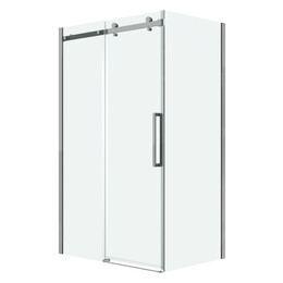 Душевое ограждение Grossman Classic 100х80 см 120.K33.04.1080.10.00 (стекло 8 мм) хром/прозрачное фото 