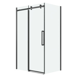 Душевое ограждение Grossman Classic 120х100 см 120.K33.04.1210.42.00 (стекло 8 мм) оружейная сталь/прозрачное фото 