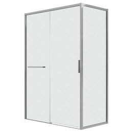 Душевое ограждение Grossman Style 130х100 см 120.K33.05.1310.10.02, хром/шиншилла фото 