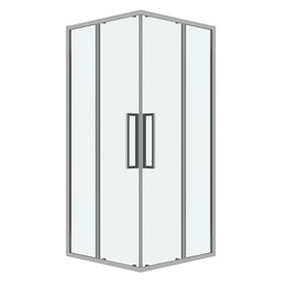 Душевое ограждение Grossman Cosmo 100х100 см 300.K33.02.1010.10.00, хром/прозрачное фото 