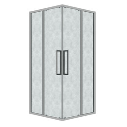 Душевое ограждение Grossman Cosmo 90х90 см 300.K33.02.9090.10.02, хром/шиншилла фото 
