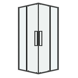 Душевое ограждение Grossman Cosmo 100х100 см 300.K33.02.1010.42.00, оружейная сталь/прозрачное фото 