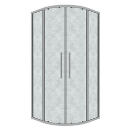 Душевое ограждение Grossman Cosmo 90х90 см 301.K33.02.9090.10.02, хром/шиншилла фото 