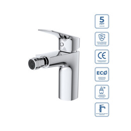 Смеситель для биде BelBagno DUE-BD-CRM-W0 фото 