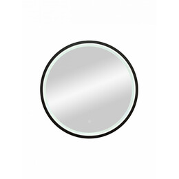 Зеркало Art&Max Livorno 60 см AM-Liv-600-DS-F-Nero, чёрный фото 