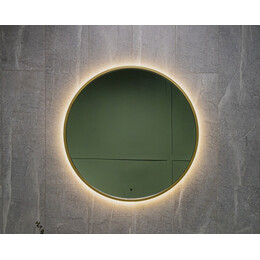 Зеркало Art&Max Asti 80 см AM-Ast-800-DS-FNC-Gold, золото фото 