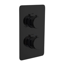 Термостат для душа Boheme Сell 134-2-B (со скрытой частью) чёрный фото 