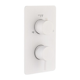 Смеситель для душа Boheme Cell 135-2-MW (со скрытой частью) белый матовый фото 