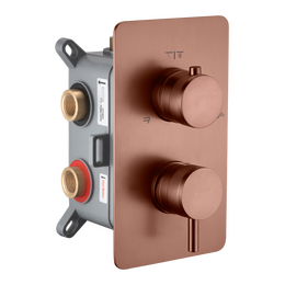 Смеситель для ванны Boheme Cell 135-3-BRB (со скрытой частью) бронза брашированная фото 