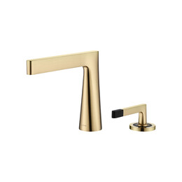 Смеситель для раковины Boheme Duo 161-MG, золото матовое фото 