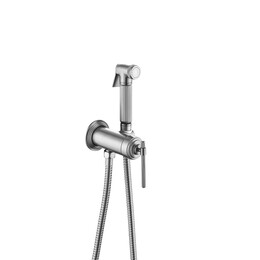 Набор для гигиенического душа Boheme Eterna 177-NB (со скрытой частью) никель фото 