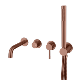 Смеситель для ванны Boheme Uno 464-3-BRB (со скрытой частью) брашированная бронза фото 