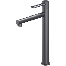 Смеситель для раковины высокий Iddis Duna DUNGM01i01, графит матовый фото 