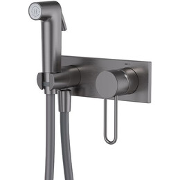 Набор для гигиенического душа Iddis Duna DUNGMV0i08, графит матовый фото 