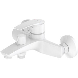 Смеситель для ванны Iddis Ray RAYWT02i02WA, белый матовый фото 