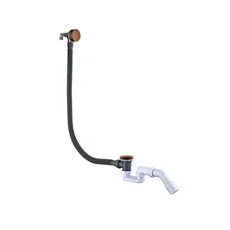 Сифон для ванны Boheme 631-BR Click-Clack, бронза фото 