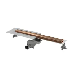 Трап Boheme Premium Linear 60 см 982-60-CB, медь брашированная (под плитку) фото 