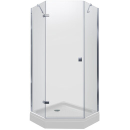 Душевое ограждение Triton Сигма 90x90 см Щ0000054218, хром/прозрачное фото 