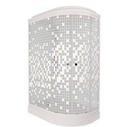 Душевая кабина Тритон Коралл 120x80 см L Щ0000061817, белый/мозаика фото 