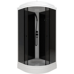 Душевая кабина Тритон Грэй 90x90 см Щ0000067302, белый/тонированное фото 