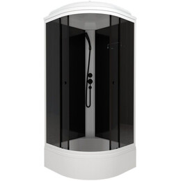 Душевая кабина Тритон Грэй 90x90 см Щ0000067303, белый/тонированное фото 