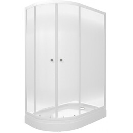 Душевое ограждение Triton Коралл 120x80 см R Щ0000068950, белый/узор фото 