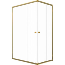 Душевое ограждение Triton Вента 120x80 см Щ0000073920, золото/прозрачное фото 
