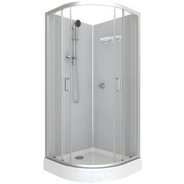 Душевая кабина Тритон Прайм 90x90 см Щ0000077367, сатин/прозрачное фото 