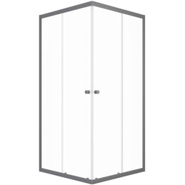 Душевое ограждение Triton Вента 100x100 см Щ0000079316, графит/прозрачное фото 