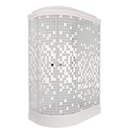 Душевая кабина Тритон Коралл 120x80 см R Щ0000061818, белый/мозаика фото 