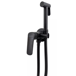 Набор для гигиенического душа Aquatek Вега AQ1019MB, чёрный матовый фото 