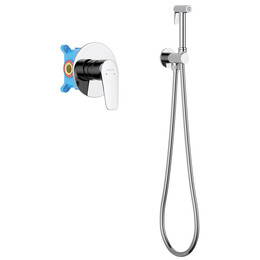 Набор для гигиенического душа Aquatek Бетта AQ1119CR (со скрытой частью) фото 