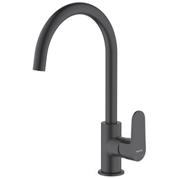 Смеситель для кухни Aquatek Оберон AQ1282MB, чёрный матовый, Цвет производителя: чёрный матовый фото 