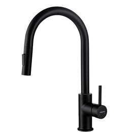 Смеситель для кухни Aquatek Европа AQ1384MB, чёрный матовый, Цвет производителя: чёрный матовый фото 