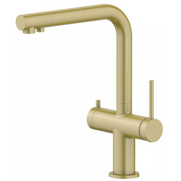 Смеситель для кухни Aquatek Европа AQ1385BG, золото шлифованное, Цвет производителя: золото шлифованное фото 