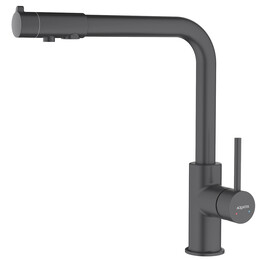 Смеситель для кухни Aquatek Европа AQ1386MB, чёрный матовый, Цвет производителя: чёрный матовый фото 