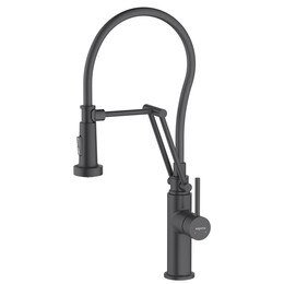 Смеситель для кухни Aquatek Европа AQ1388MB, чёрный матовый, Цвет производителя: чёрный матовый фото 